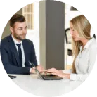 blonde businesswoman